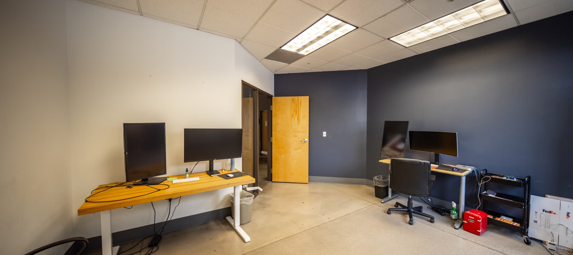 Office 1 — desks along the far wall