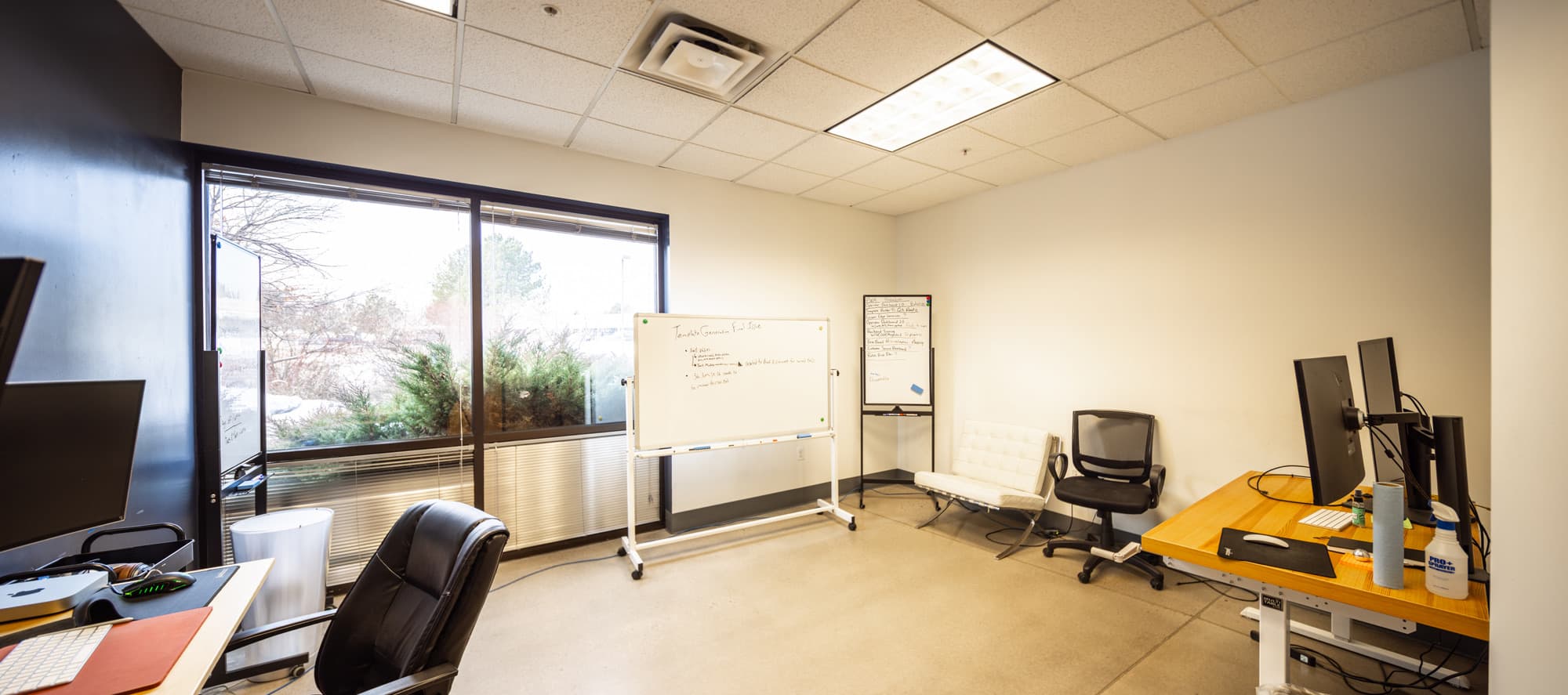 Office 1 — looking toward the windows